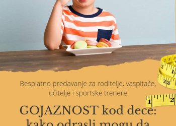 Tribina “Gojaznost kod dece mlađeg uzrasta”