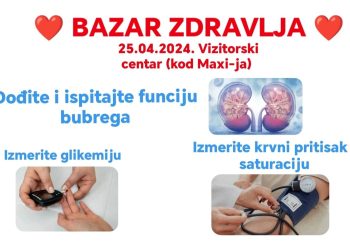 Topola: Bazar zdravlja 25.aprila u Vizitorskom centru