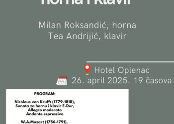 Veče klasične muzike na Oplencu