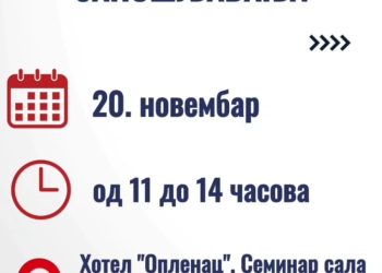 Sajam zapošljavanja u Topoli 20. novembra