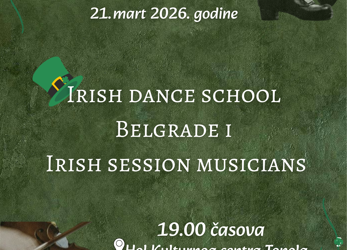 21 marta u Kulturnom centru Topola održaće se  „Veče irske muzike i plesa“