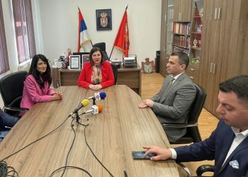 Ministar bez portfelja Đorđe Milićević, boravio je danas u radnoj poseti opštini Topola