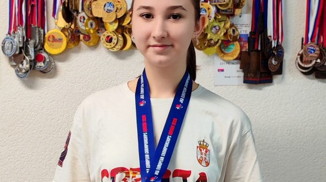Olivera Petković donela srebro Srbiji na JKA prvenstvu Evrope u Norveškoj
